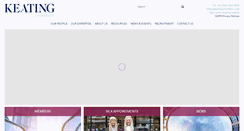 Desktop Screenshot of keatingchambers.com